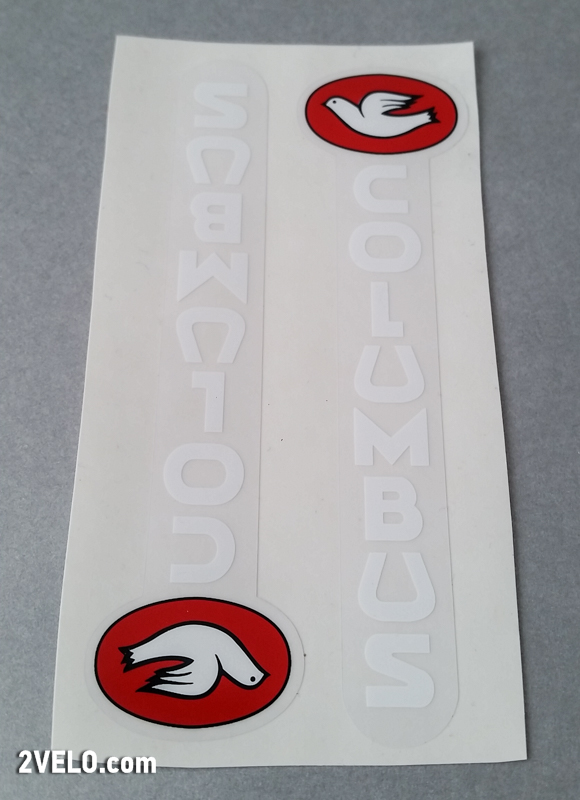 Decals 0005 Columbus SLX Derosa Bicycle Frame and Fork Stickers 