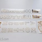 Albuch Kotter white decal set BICALS 1