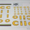 CILO Swiss yellow decal set BICALS 1