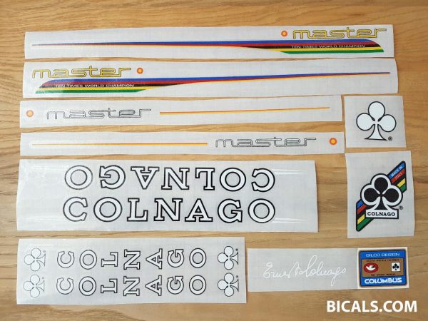 silk screen free shipping Colnago Master decal sticker for rims 