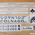 Colnago master decal set V3 black letters white outline BICALS 1