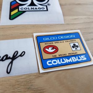 COLUMBUS GILCO DESIGN COLNAGO MASTER V.1 decal sticker silk screen free shipping 