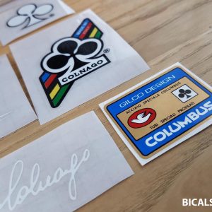 Colnago master decal set V4 white letters black outline BICALS 1