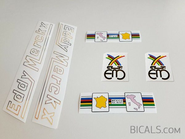 Eddy Merckx early 80s decal set BICALS