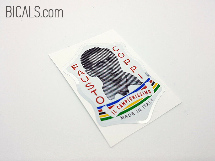 Fausto Coppi Bicycle Decals Transfers Stickers Set 4 