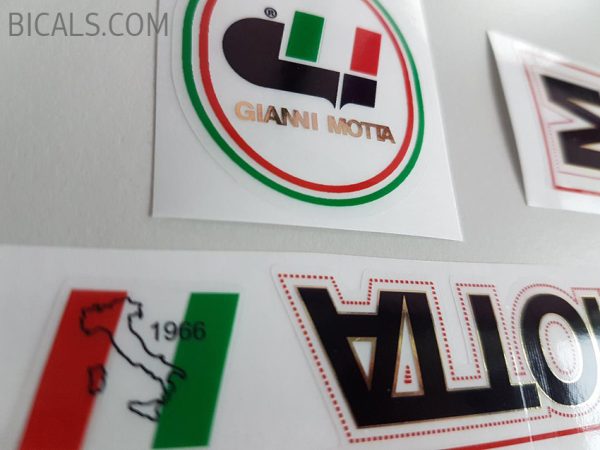 Decal Transfer 07098 Gianni Motta Bicycle Head Badge Sticker 