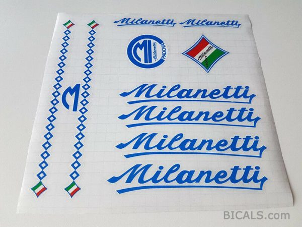 Milanetti blue decal set BICALS 1