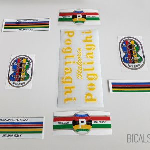 Pogliaghi 50s - 60s yellow decal set BICALS 1