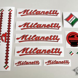 Milanetti red decal set BICALS