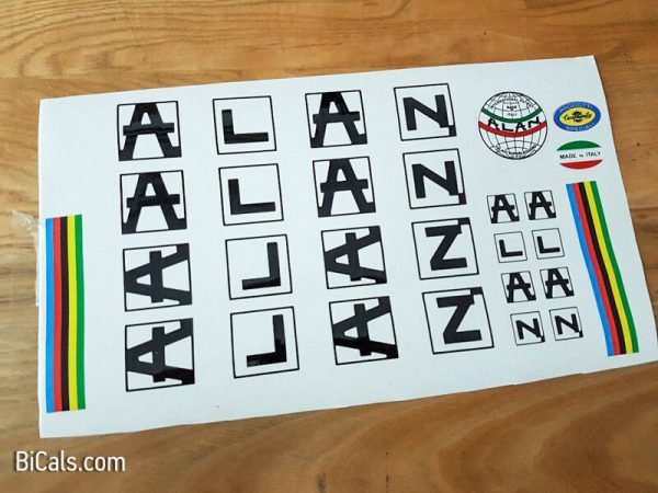 N.20 Stickers Alan Alan bicycle Cadre decals 