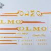 Olmo Sintex yellow orange decal set Bicals