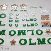 Olmo V2 green decal set Bicals