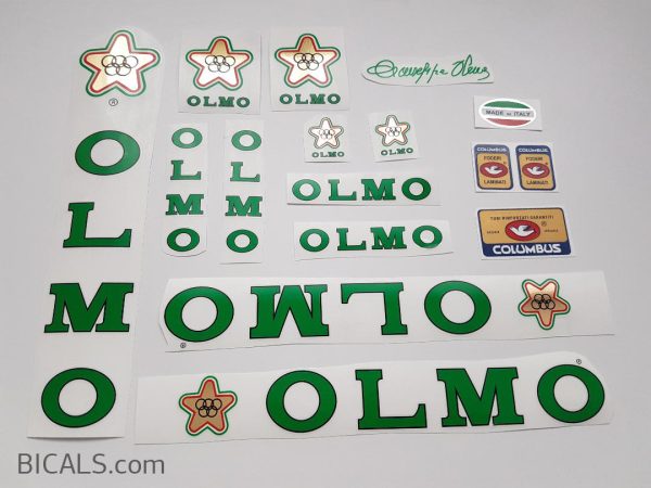 Olmo V2 green decal set Bicals