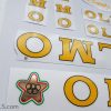 Olmo V2 yellow decal set Bicals 1
