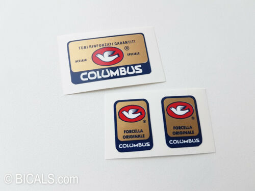 Decals 0229 Columbus TRETUBI Bicycle Frame and Fork Stickers 