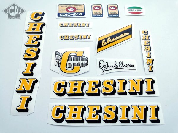 Chesini V3 yellow decal set BICALS