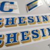 Chesini V4 blue – gold decal set BICALS 1