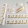 Chesini V4 white gold decal set BICALS