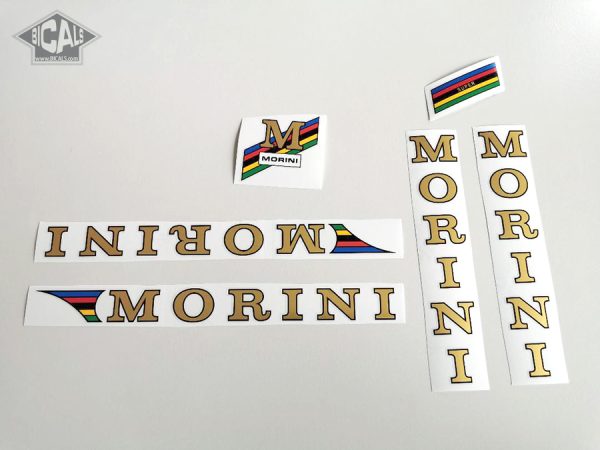 MORINI Super gold letters decal set BICALS