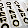 Otero Spain bicycle decal set black letters BICALS 1