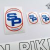 STAN PIKE white letter decal set BICALS 1