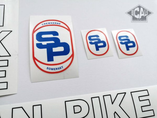 STAN PIKE white letter decal set BICALS