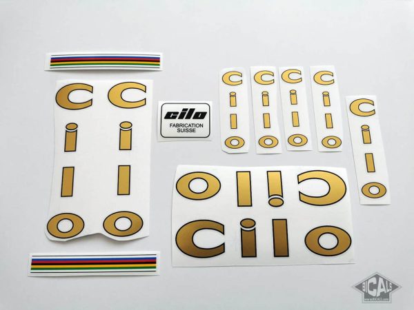 CILO Swiss v1 gold decal set BICALS