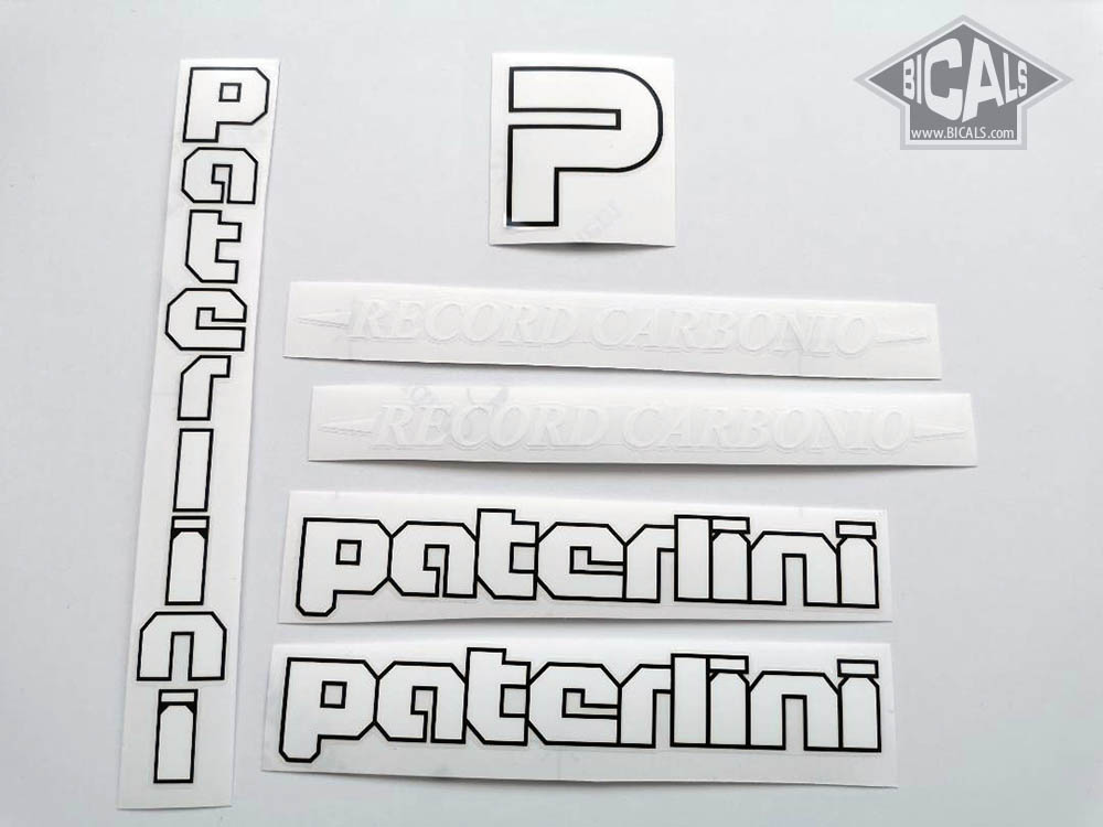 Paterlini white - BiCals - Bicycle decals, shop for bicycle decals ...