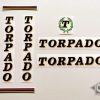 TORPADO Cicli black decal set BICALS 1
