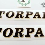TORPADO Cicli black decal set BICALS
