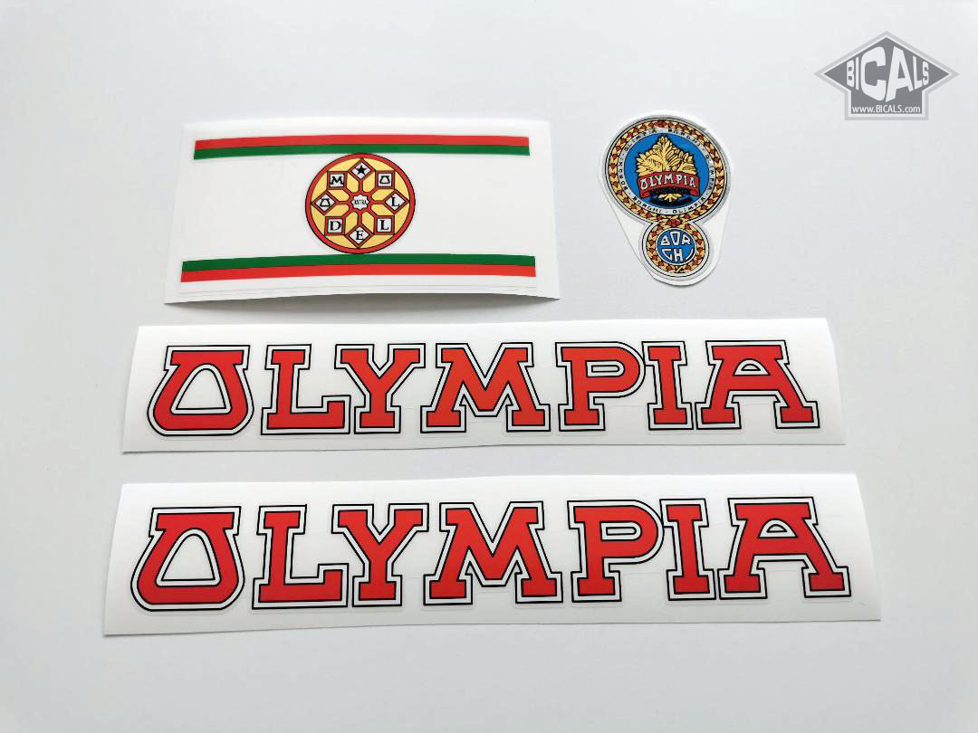 Olympia Olympia Carlo Borghi logo head vinilo decal X1 sticker adesivi autocollant ステッ 