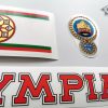 OLYMPIA Borghi Cicli red bicycle decal set BICALS1