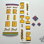 Rih Profi super bicycle decals set BICALS