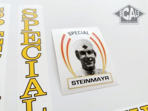 Steinmayr Special yellow bicycle decal BICALS