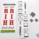 Rih Profi super bicycle decals set V4 BICALS