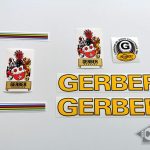 GERBER Aarburg Swiss yellow decal set BICALS