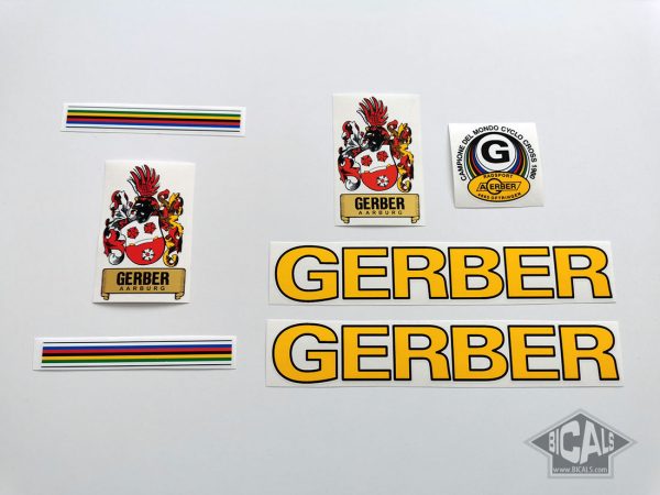 GERBER Aarburg Swiss yellow decal set BICALS