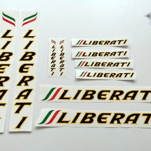 Liberati Cicli black decal set BICALS