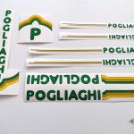 Pogliaghi 80s green - yellow decal set BICALS
