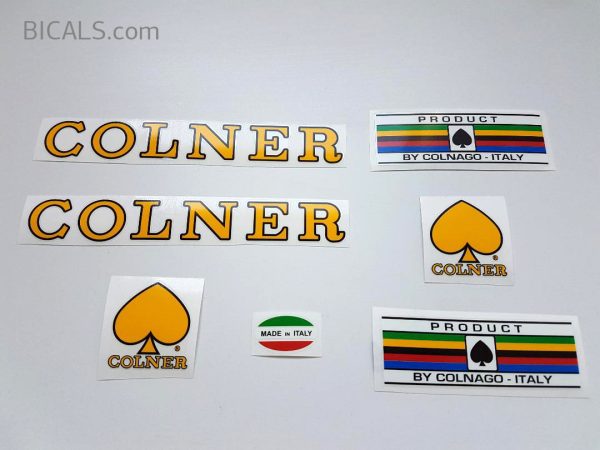 Colner yellow letter decal set BICALS