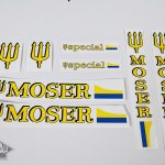 Moser Francesco Moser 51.151 CM decals Sticker Schwarz N.30 
