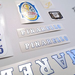 PINARELLO Treviso FCI, late 80s, early 90s, silver letters decal set BICALS