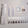 PINARELLO Treviso FCI, late 80s, early 90s, silver letters decal set BICALS