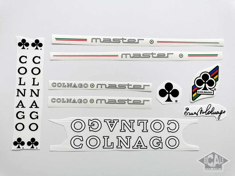 sticker adesivo per bici da corsa vintage Colnago Master Columbus Gilco S4 