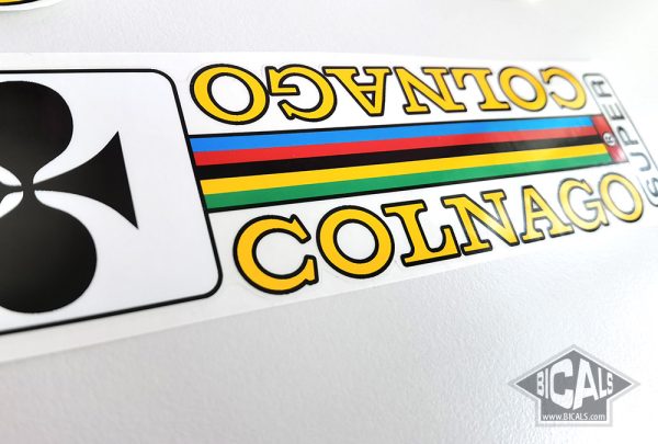 COLNAGO SUPER early 70 PLAYING CARD bicycle decal set BICALS