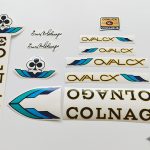 Colnago Oval CX blue decal set BICALS 1
