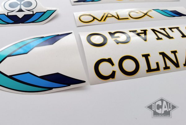 Colnago Oval CX blue decal set BICALS