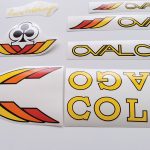 Colnago Oval CX red decal set BICALS 1