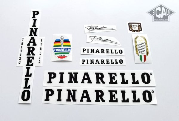 Pinarello V1 black bicycle decal set Bicals