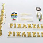 Pinarello V1 gold bicycle decal set Bicals